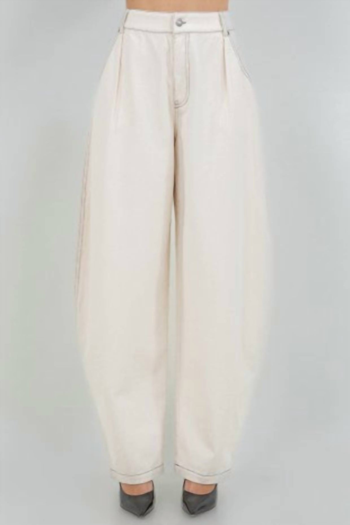 Whiteroom+Cactus - Sofia Barrel Leg Pants