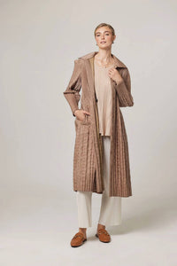 Wild Cosmos - Celeste Petals Plissé Quilted Jacket