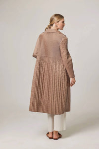 Wild Cosmos - Celeste Petals Plissé Quilted Jacket