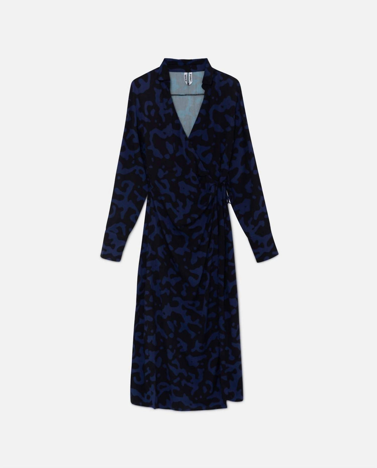 Wild Pony - Abstract Midi Wrap Dress
