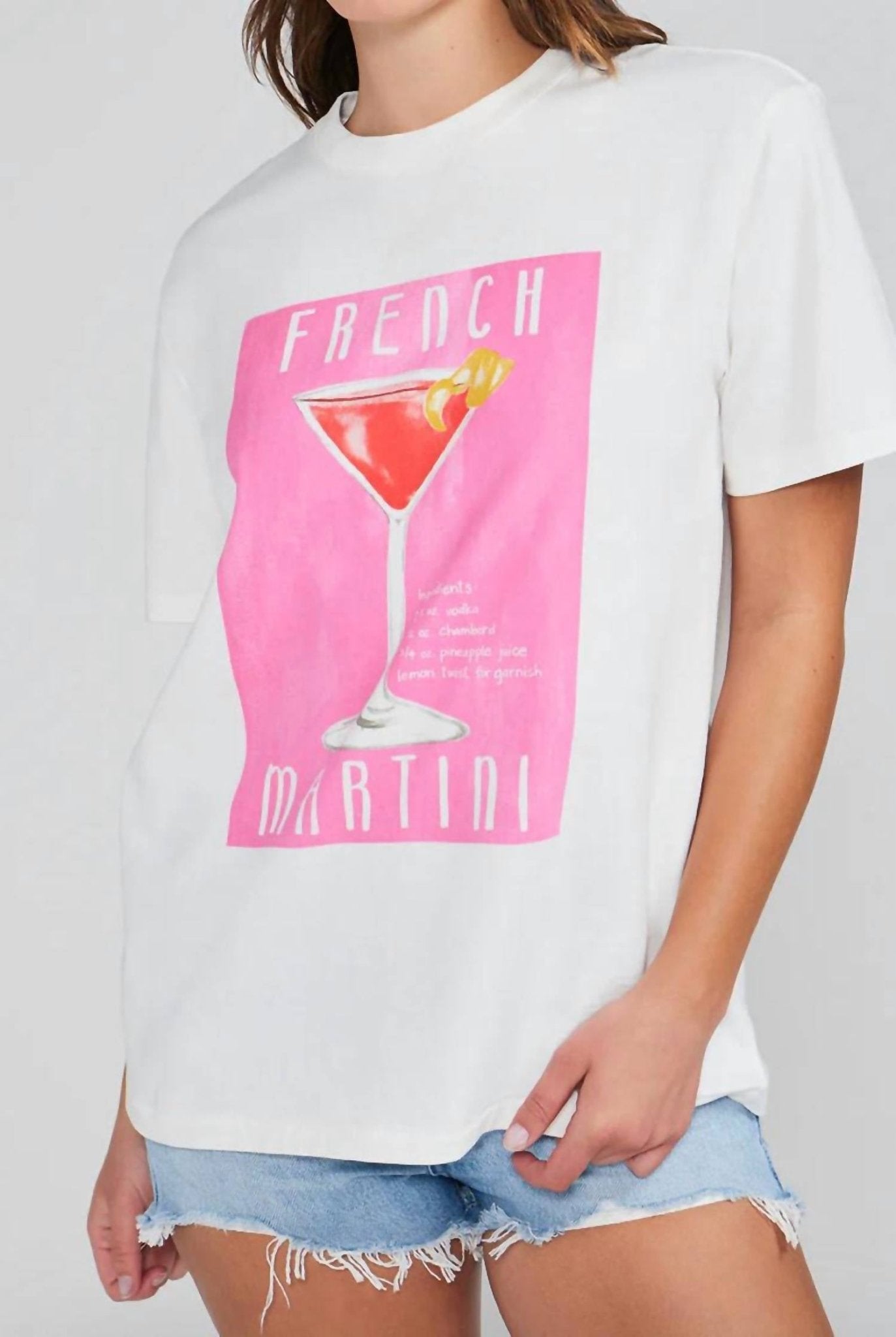 Wildfox - French Martini Tee - clothing - cotton - graphic