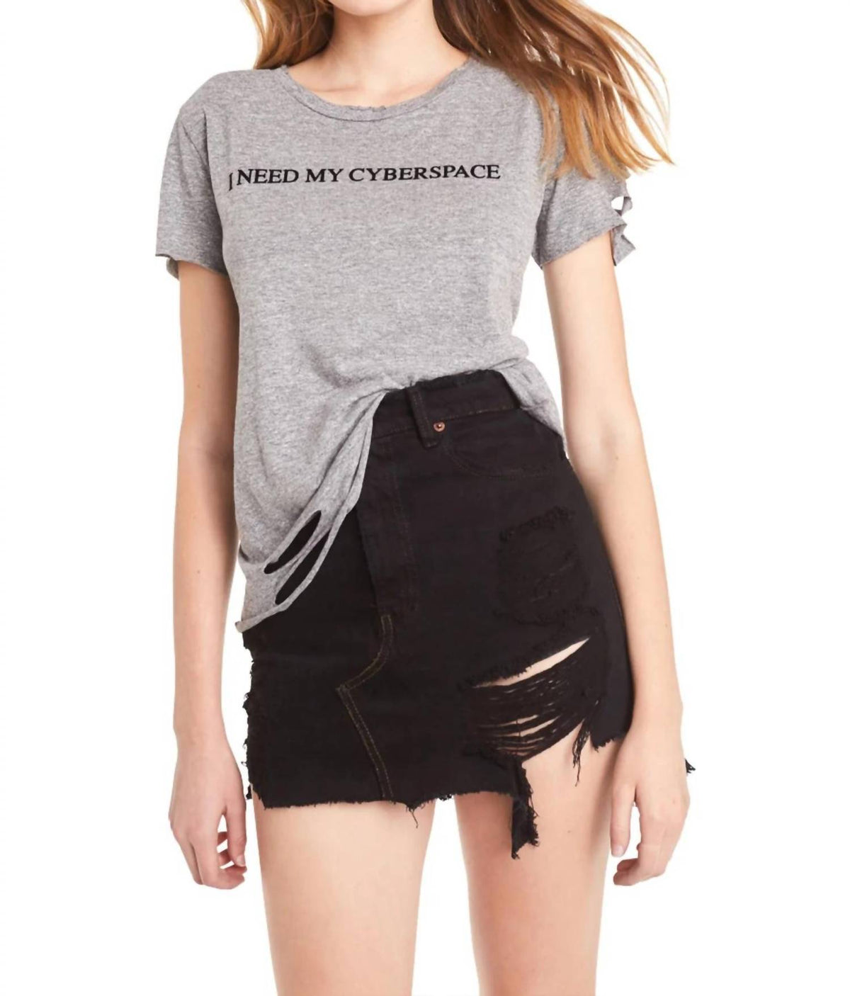 Wildfox - 'i Need My Cyberspace' Crew Tee