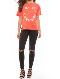Wildfox - To Be Continued Destroyed Sonic Tee
