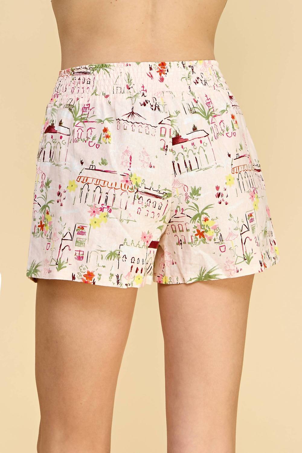 Winslow Collection - Luxe Vacay Drawstring Printed Shorts