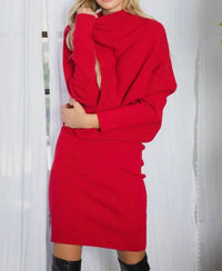 Winsome - Sutton Long Sleeve Midi Length Sweater Dress - clothing - dresses - midi