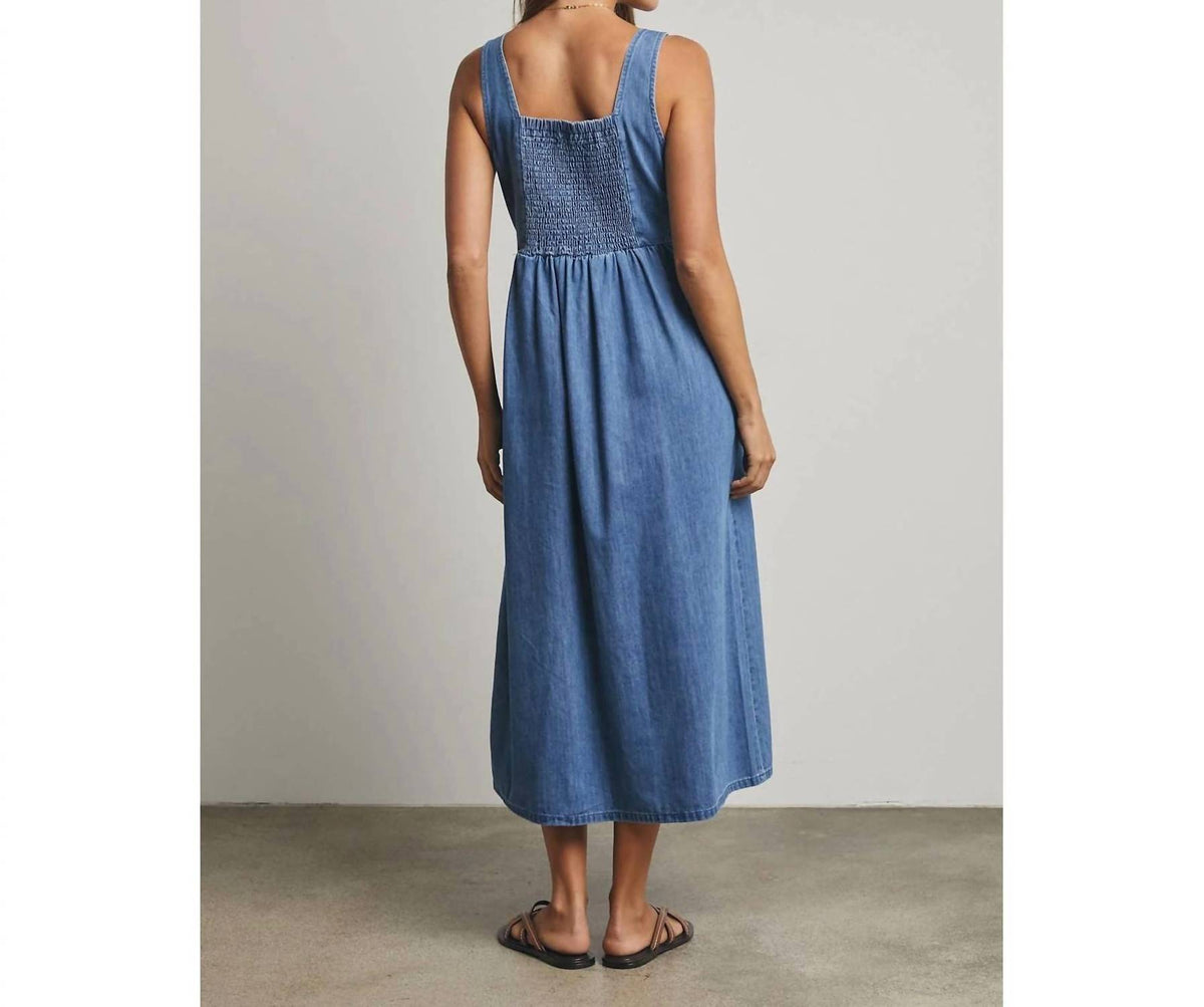 Wishlist - Cotton Button Up Midi Dress