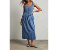 Wishlist - Cotton Button Up Midi Dress