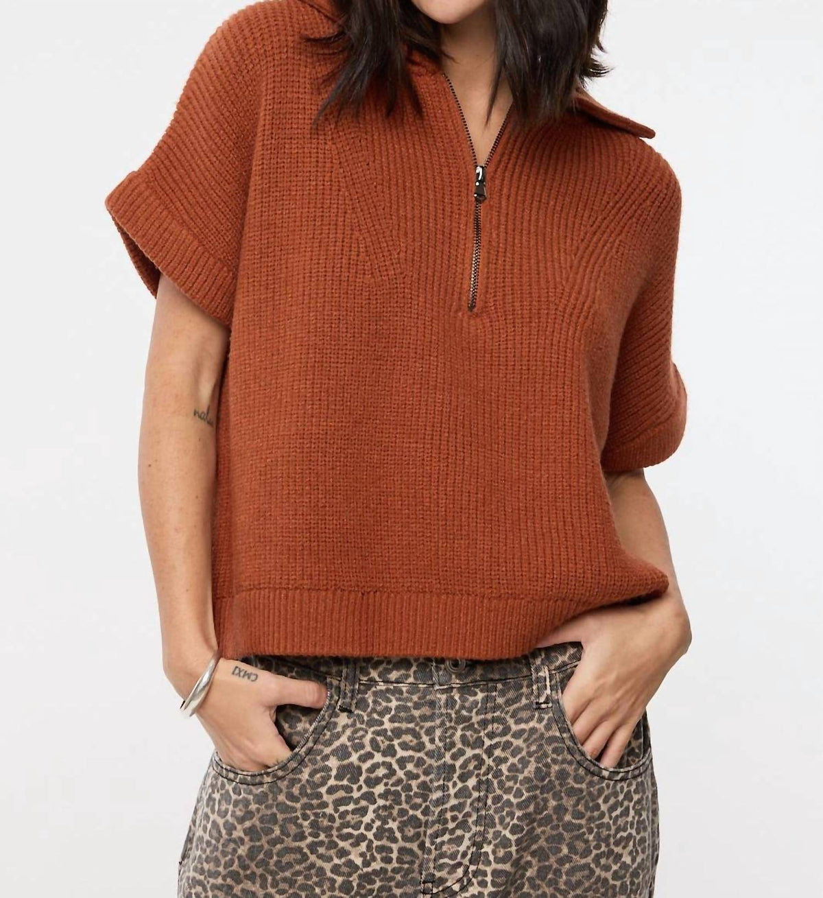 Wishlist - Half-zip Pullover Western Sweater