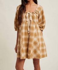 Wishlist - Hollis Plaid Romper