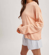 Wishlist - Lightweight Rolled Hem Sweater