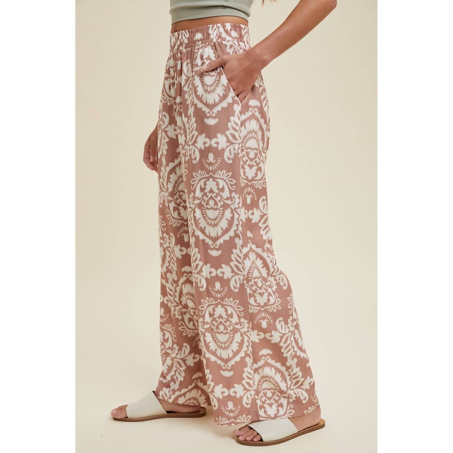 Wishlist - Nomad Pants - brown - clothing - paisley