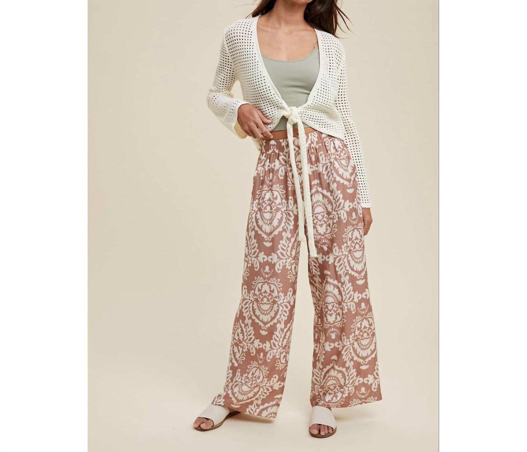 Wishlist - Nomad Pants - brown - clothing - paisley