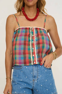Wishlist - Plaid Cami Top