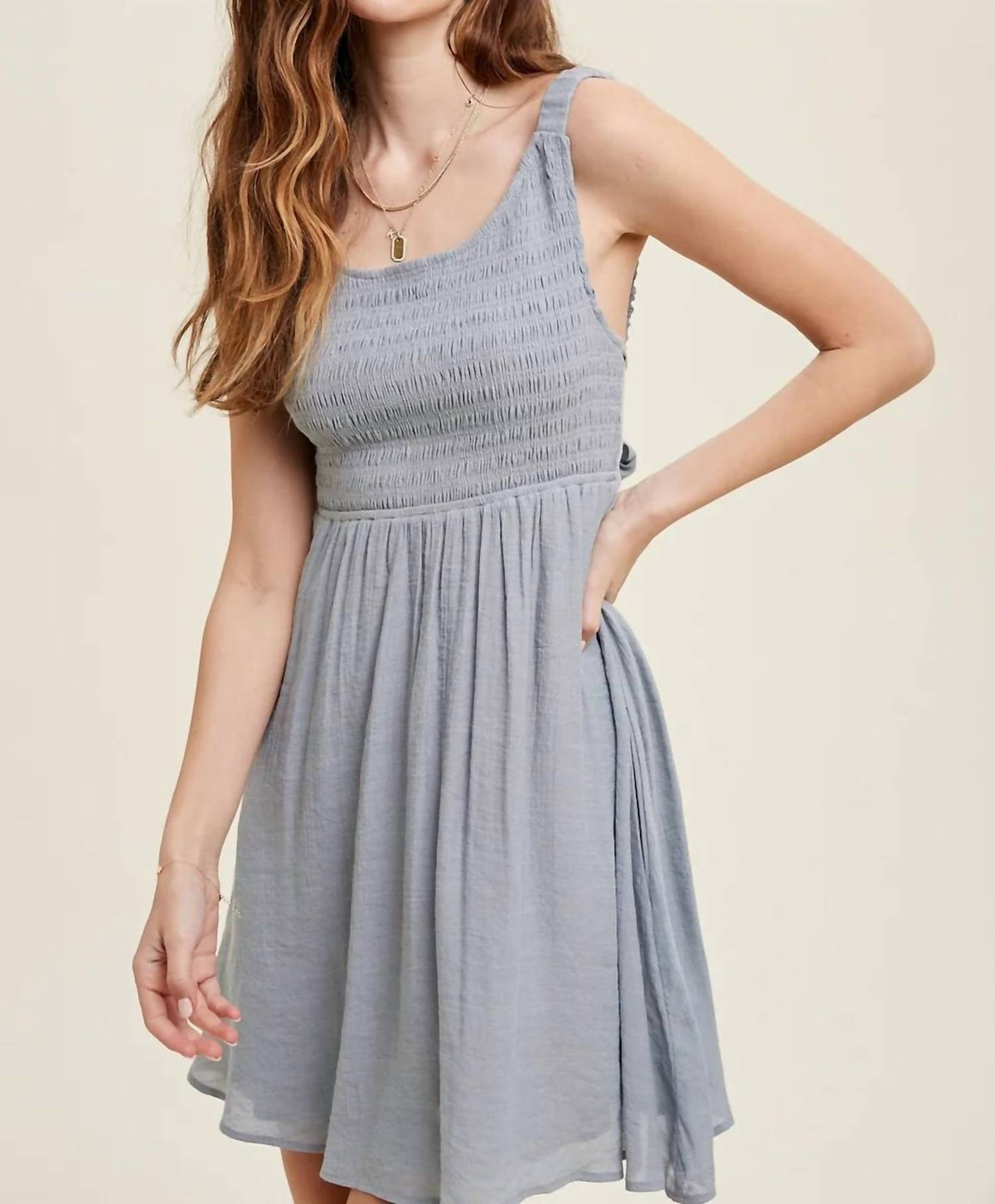 Wishlist - Smocked Mini Dress
