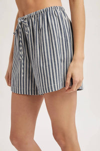 Wishlist - Striped Drawstring Shorts