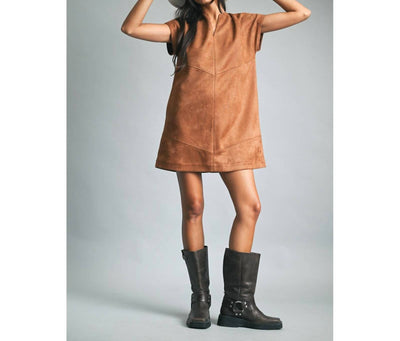 Wishlist - Suede Mini Dress