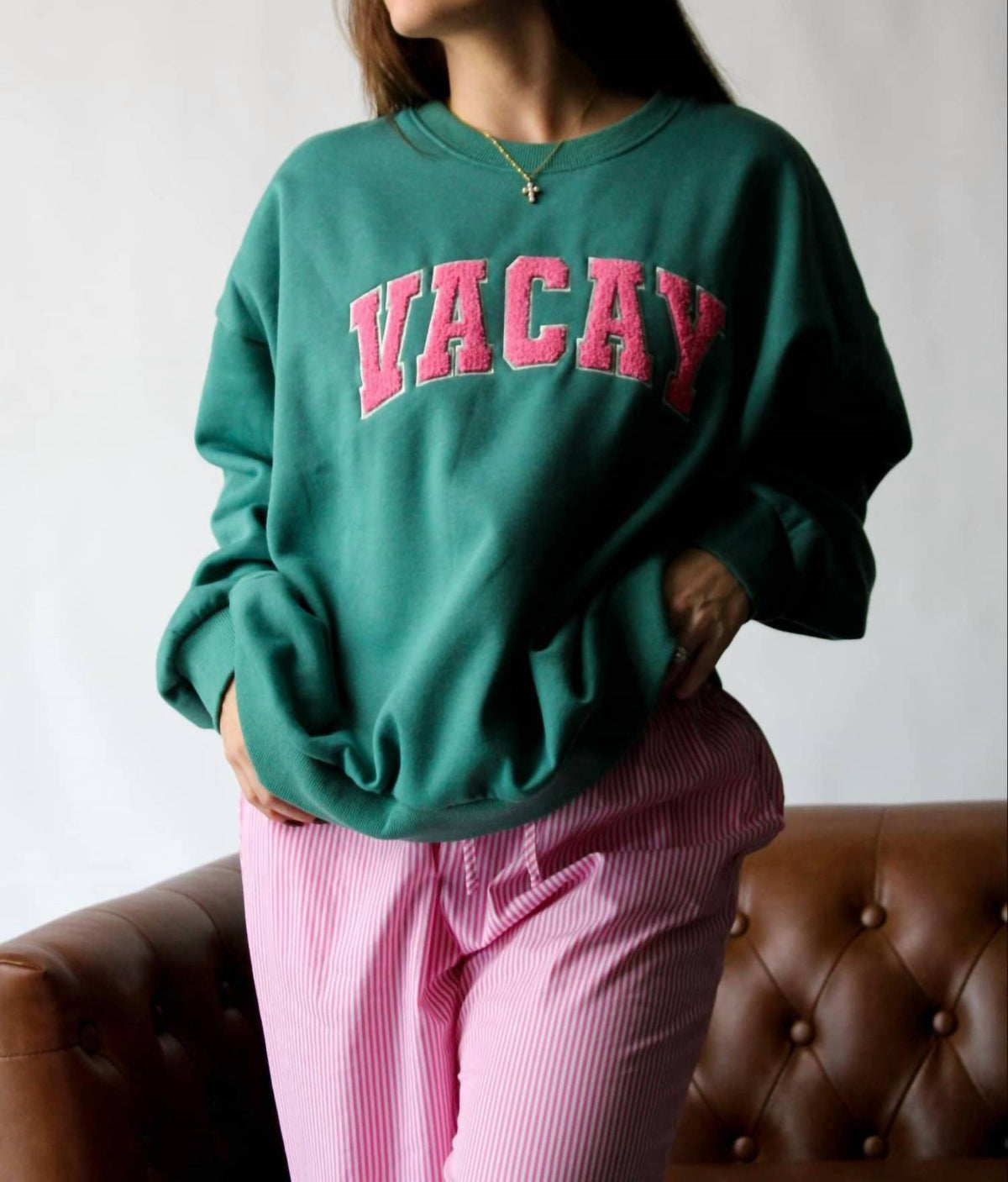 Wishlist - Vacay Pullover Sweatshirt