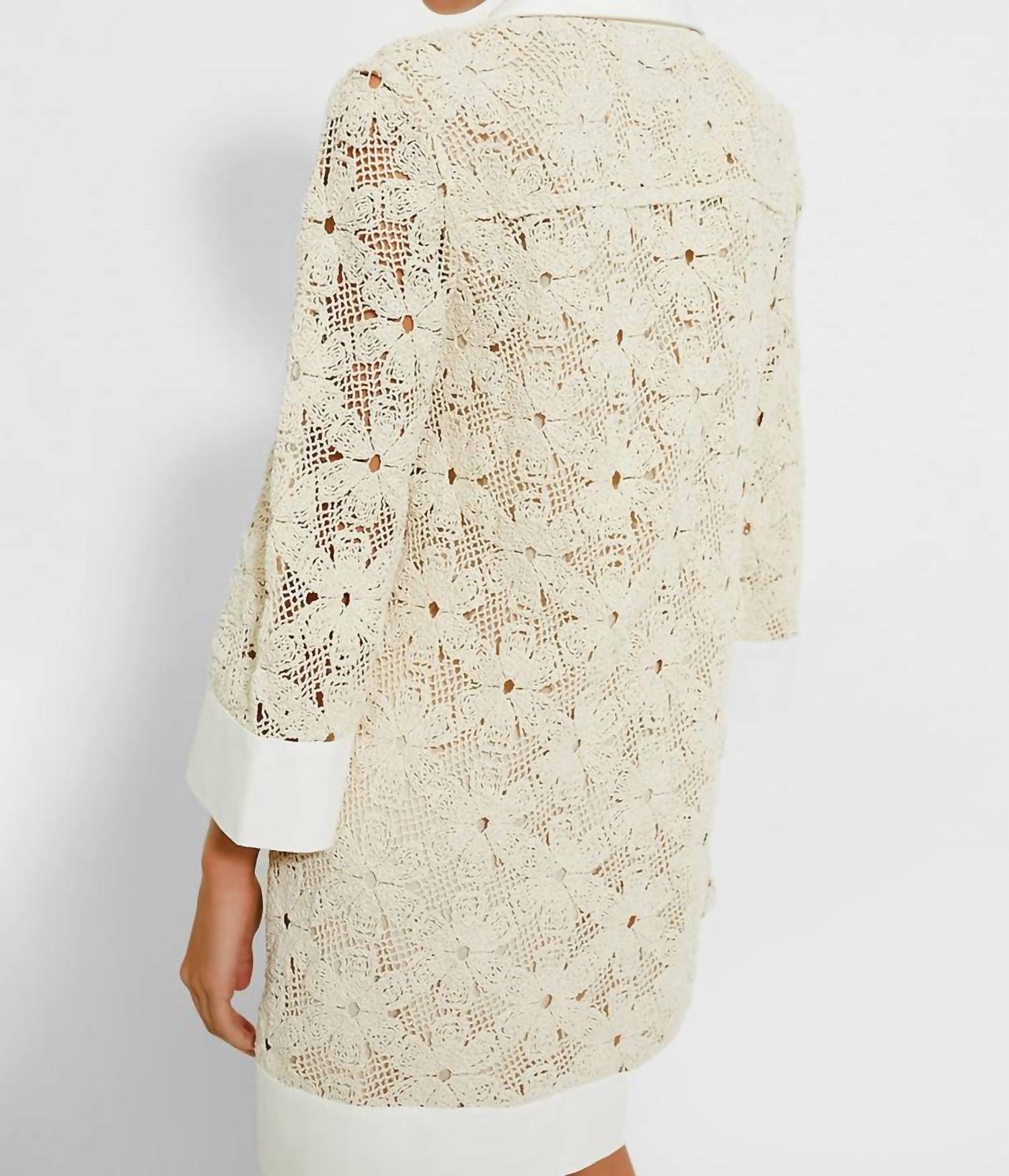 Wishlist - Valeria Crochet Overlay Mini Dress - beige - clothing - collection:vacationdresses(Auto)