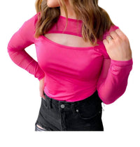 With Love, Molly - Mesh Peek-A-Boo Bodysuit