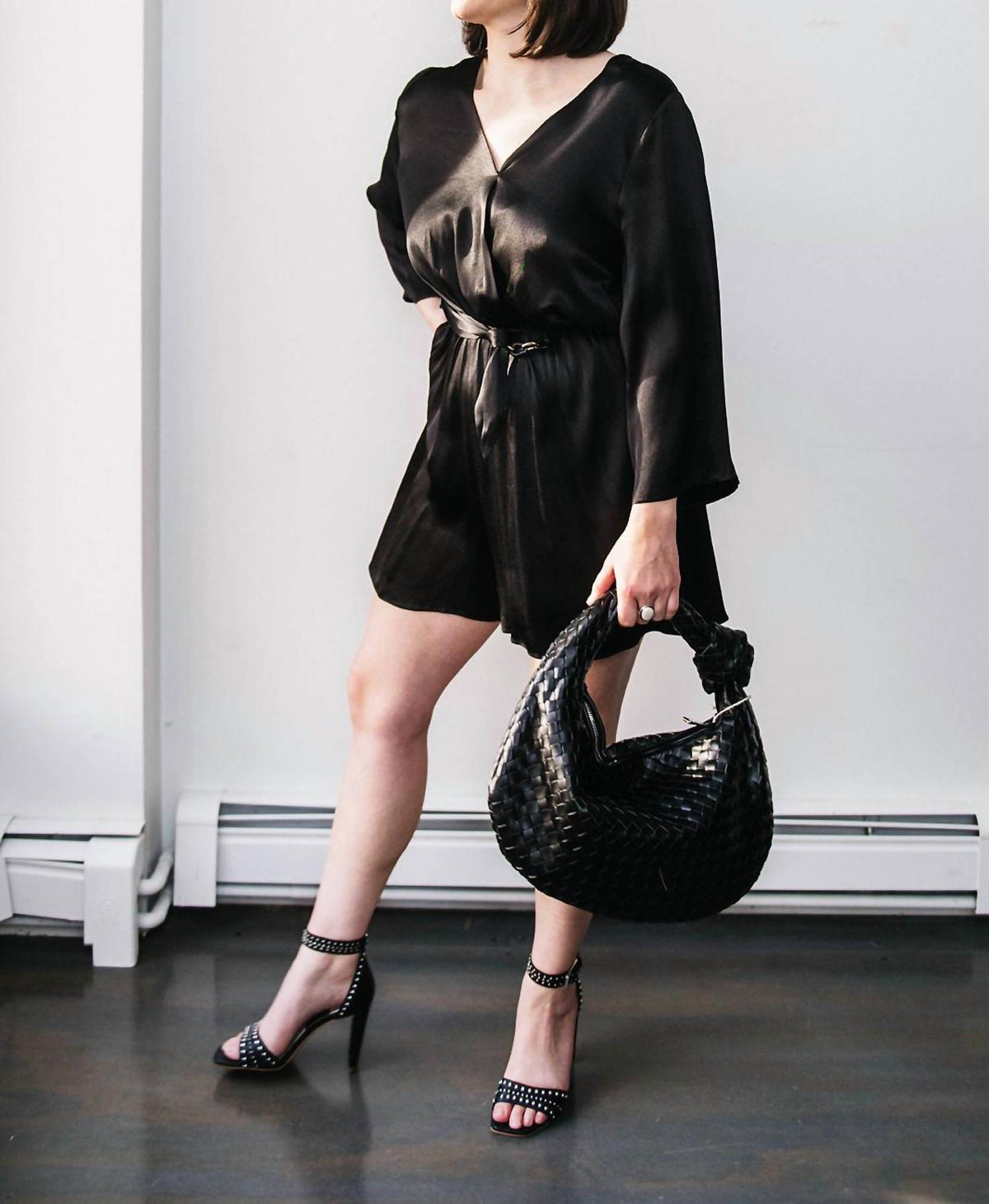 Withblack - SATIN ROMPER