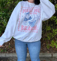 Wknder - Meet Me At The Beach Graphic Sweatshirt