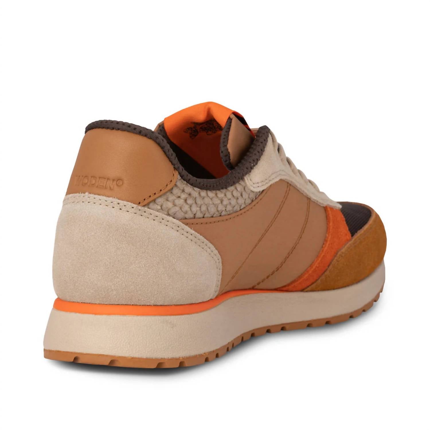 Woden - Women's Ronja Sneakers - brown - recycled - material - shoes