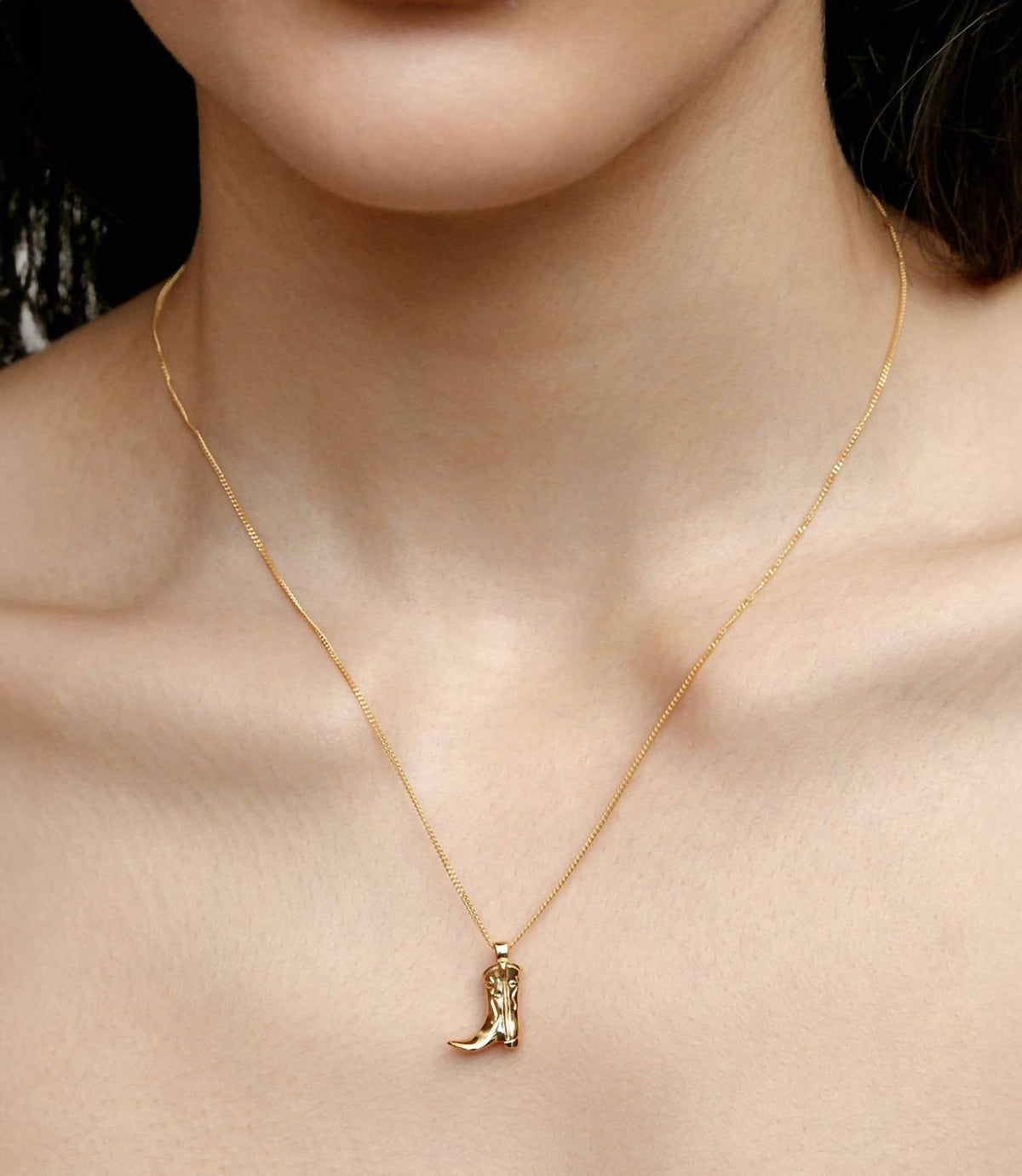 Wolf Circus - Women's Cowboy Boot Necklace