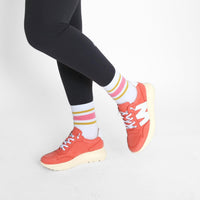 Wonders - Women's Nubuk Almeria - orange - shoes - sneakers