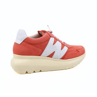 Wonders - Women's Nubuk Almeria - orange - shoes - sneakers