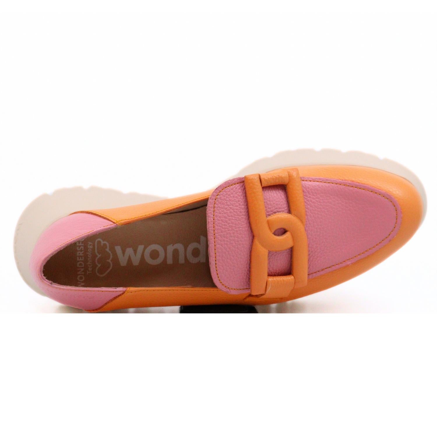 Wonders - Women's Wild Apricot Loafers - brown - flats - loafers