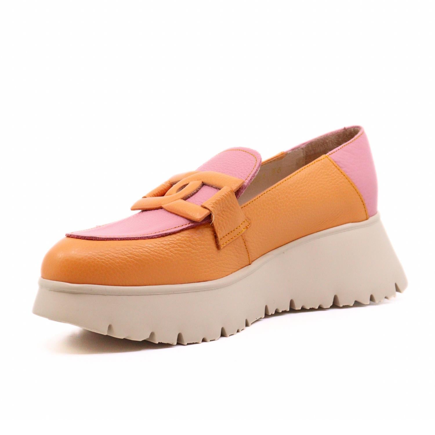 Wonders - Women's Wild Apricot Loafers - brown - flats - loafers
