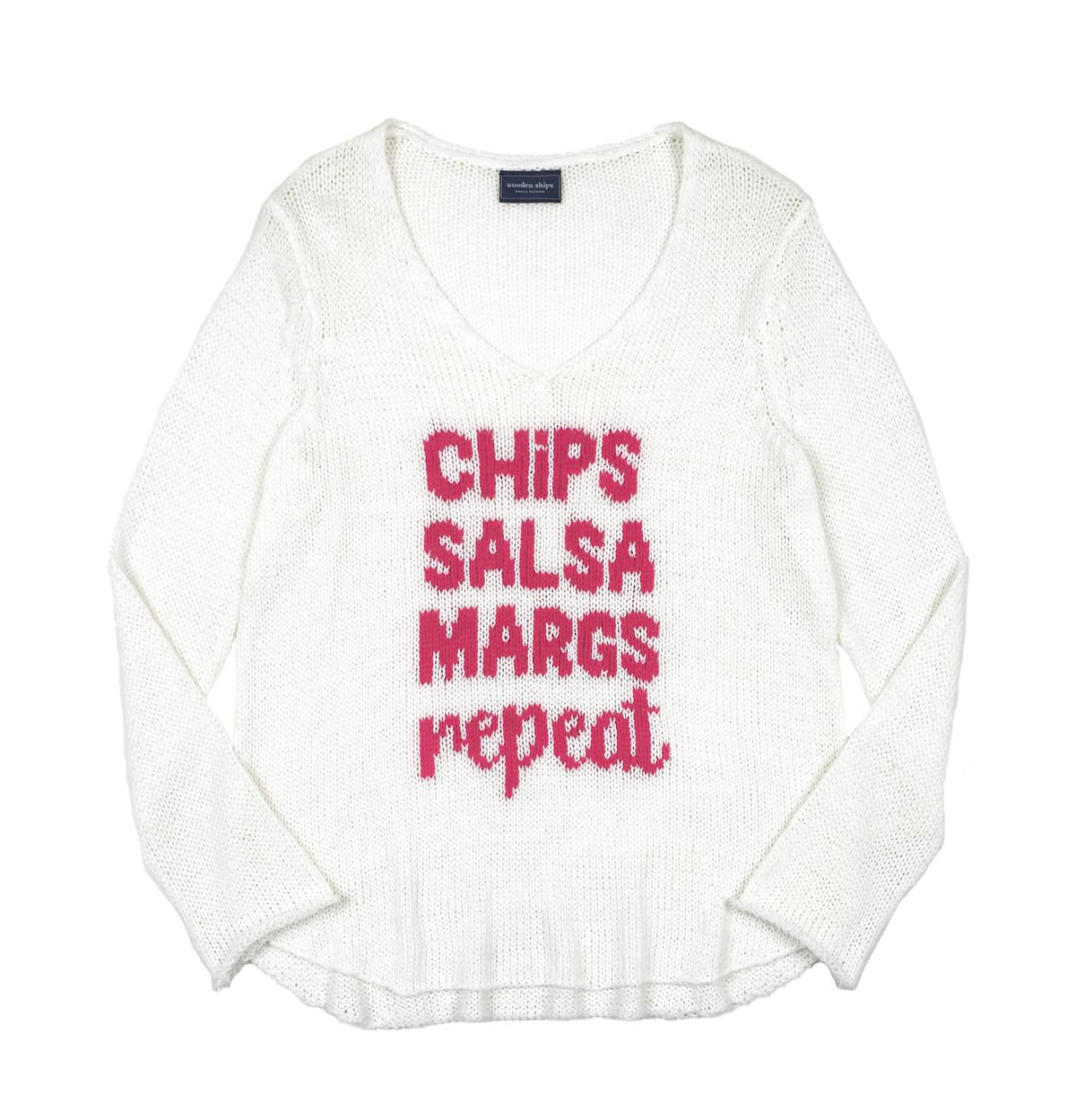 Wooden Ships - Chips Salsa Margs Repeat Crew Top
