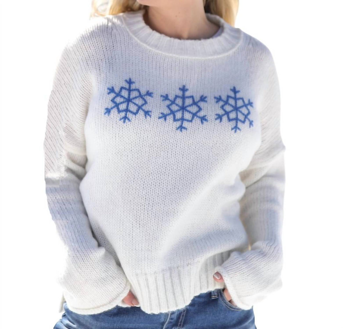 Wooden Ships - Snowflake Trio Sweater