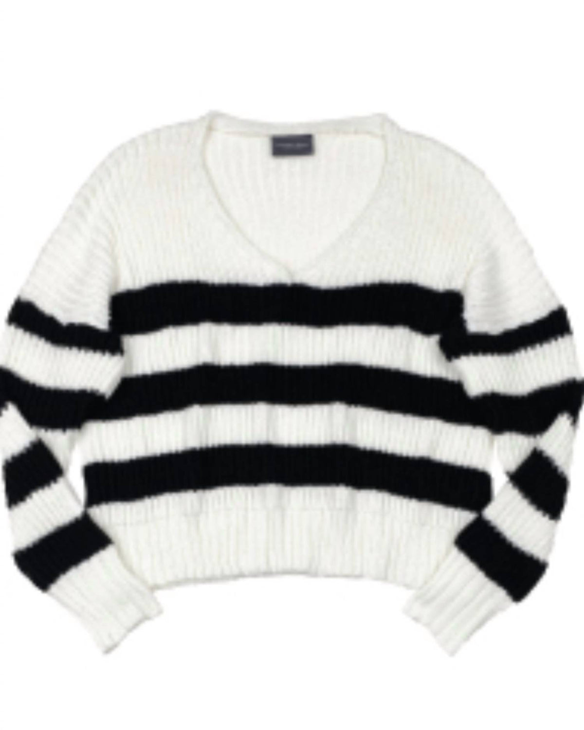 Wooden Ships - Teddy Striped Cropped Sweater