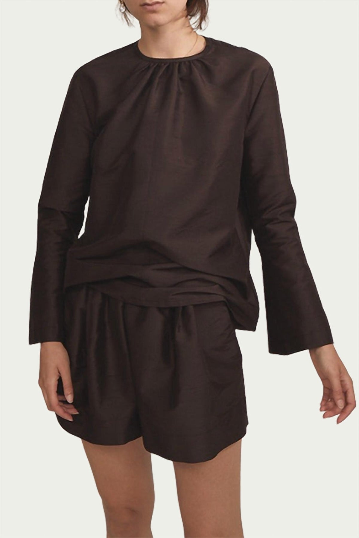 BLANCHE SILK DUPION SHORTS