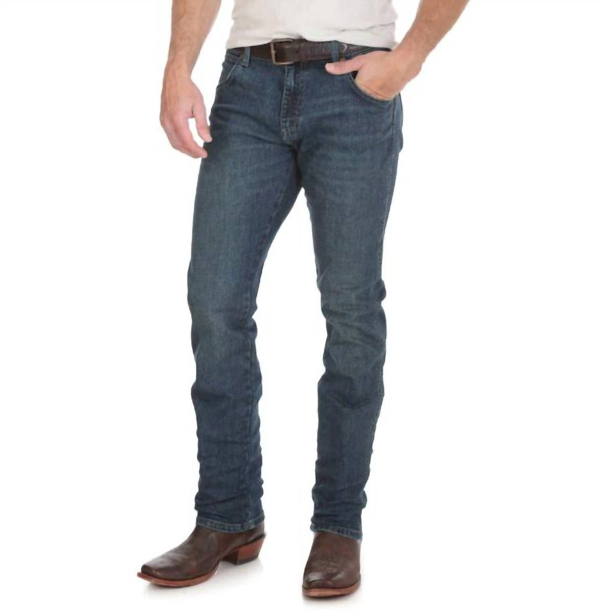 Wrangler - Men's Slim Stackable Straight-leg Stretch Jean