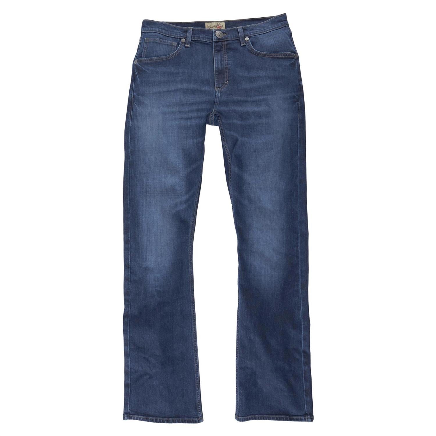 Wrangler - Men's 42 Vintage Bootcut Jean - blue - bootcut - clothing