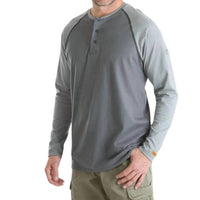 Wrangler - Men's Flame Resistant Baseball Henley Shirt