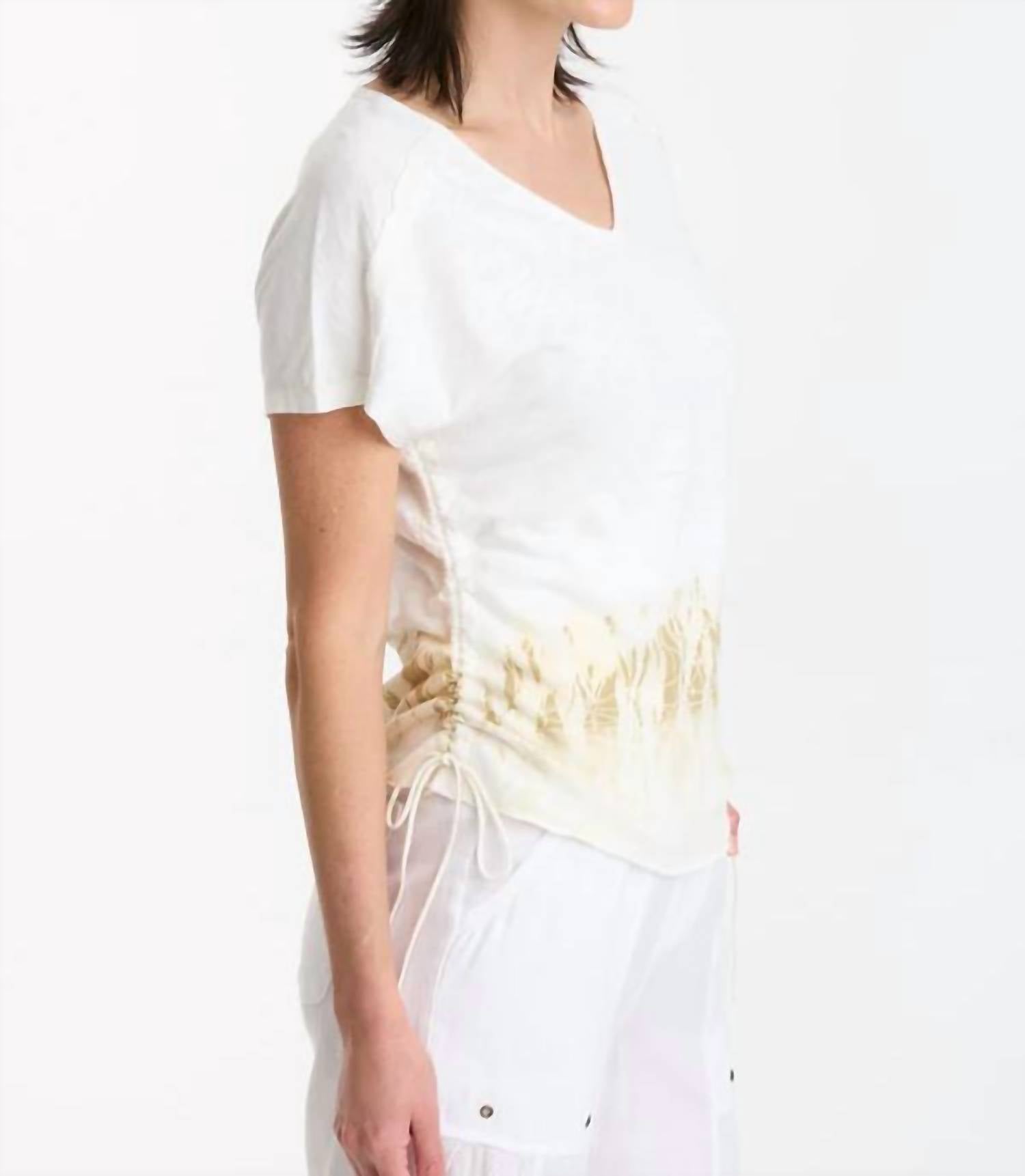 Xcvi - Diggory Tee - blouses - clothing - cotton - blend