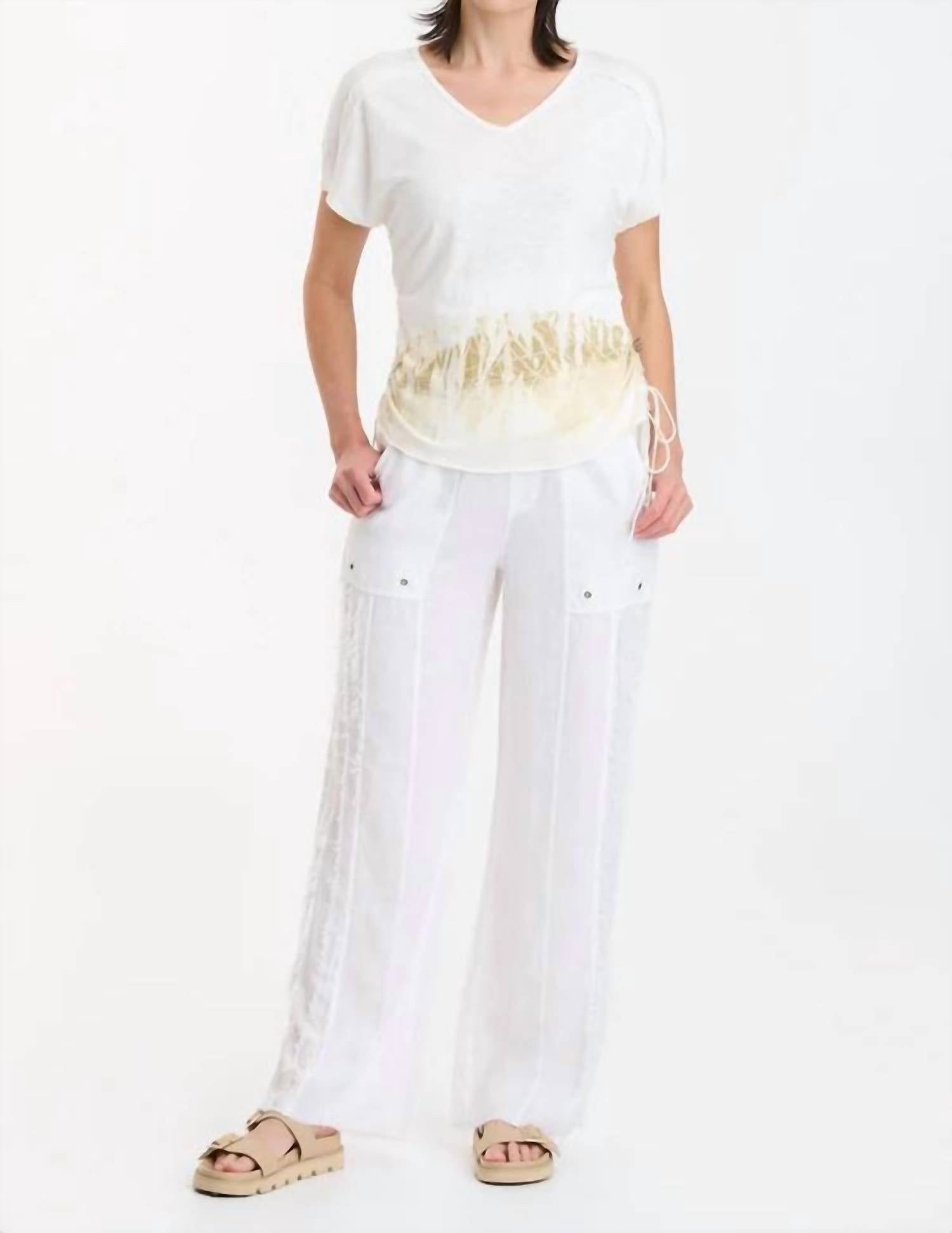 Xcvi - Diggory Tee - blouses - clothing - cotton - blend