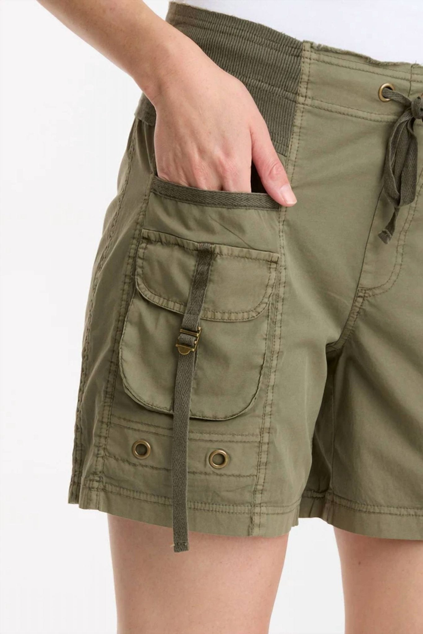 Xcvi - Felix Short - clothing - cotton - blend - green