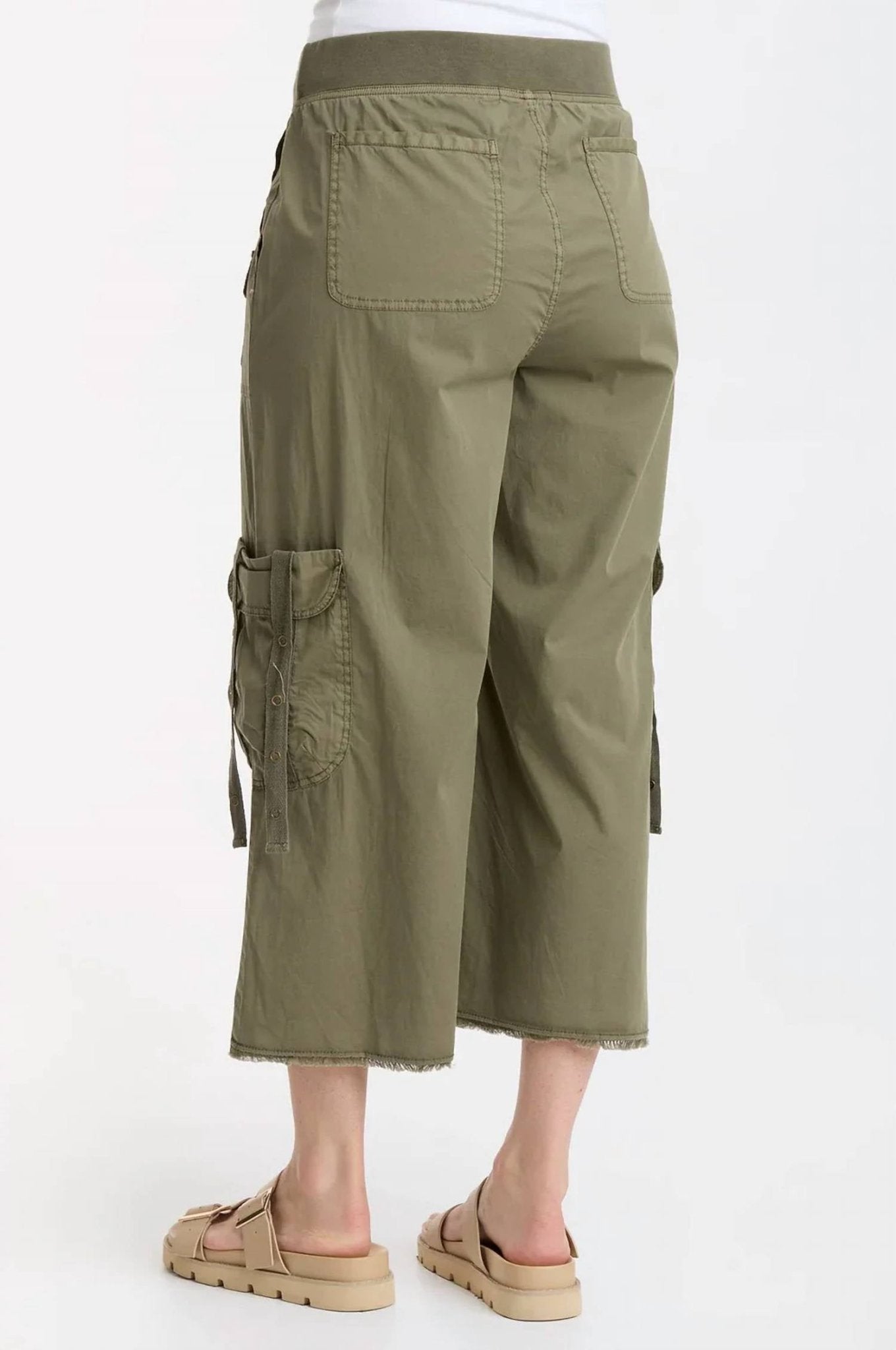 Xcvi - Foster Cargo Crop - cargos - clothing - cotton - blend