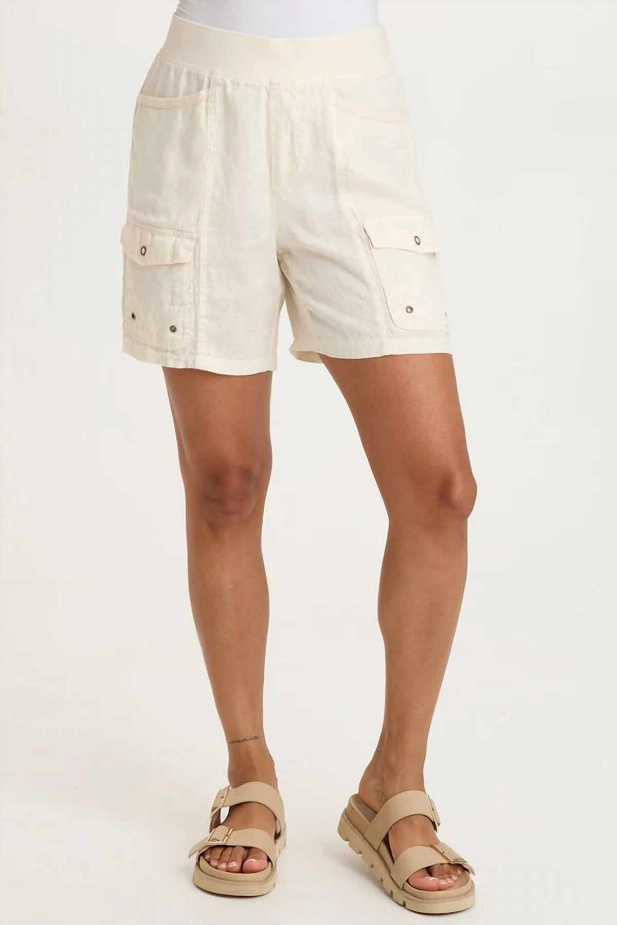 Xcvi - Jayci Linen Cargo Short