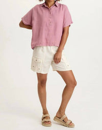Xcvi - Jayci Linen Cargo Short