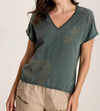 Xcvi - Jolina Embroidered Top
