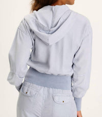 Xcvi - Karney Distressed Zip Bomber Jacket