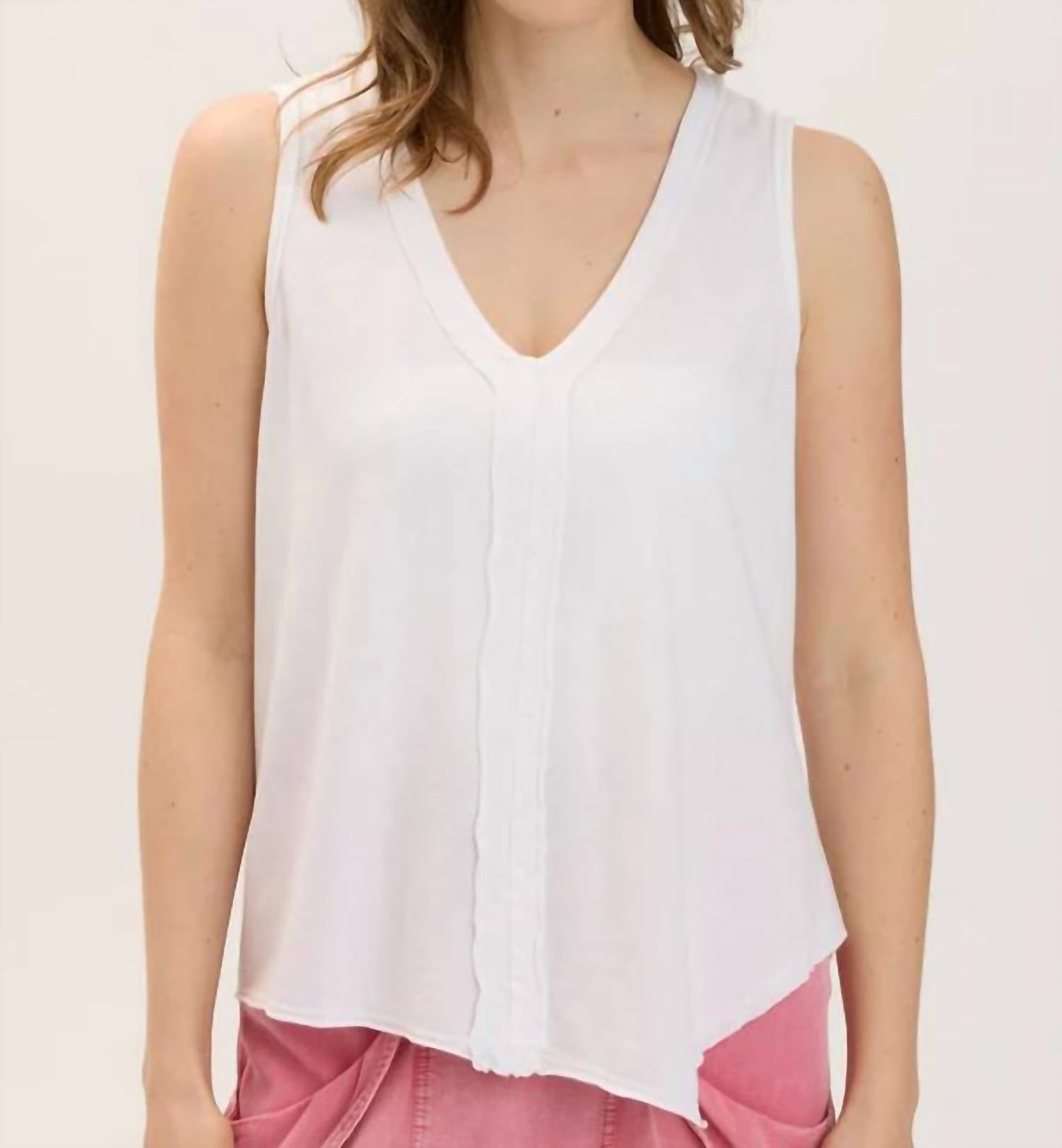 Xcvi - Lazzaro Tank - clothing - cotton - solid
