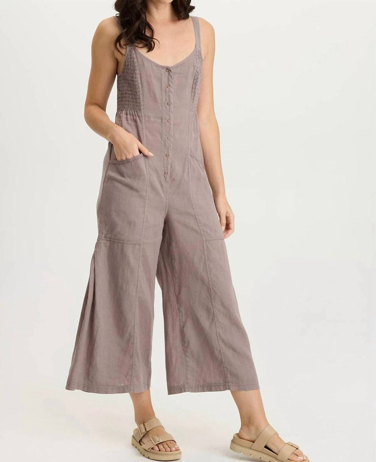 Xcvi - Leoda Linen Jumpsuit