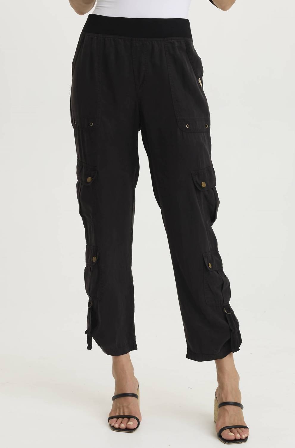 Xcvi - Levi Cargo Pant - black - clothing - lyocell