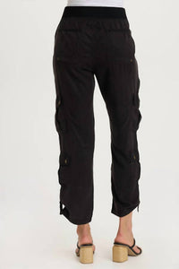 Xcvi - Levi Cargo Pant - black - clothing - lyocell